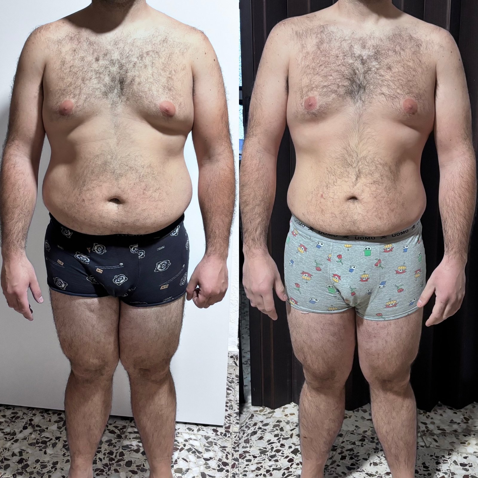 Resultados de plan de entrenamiento: antes y después Alvaro 35 años
