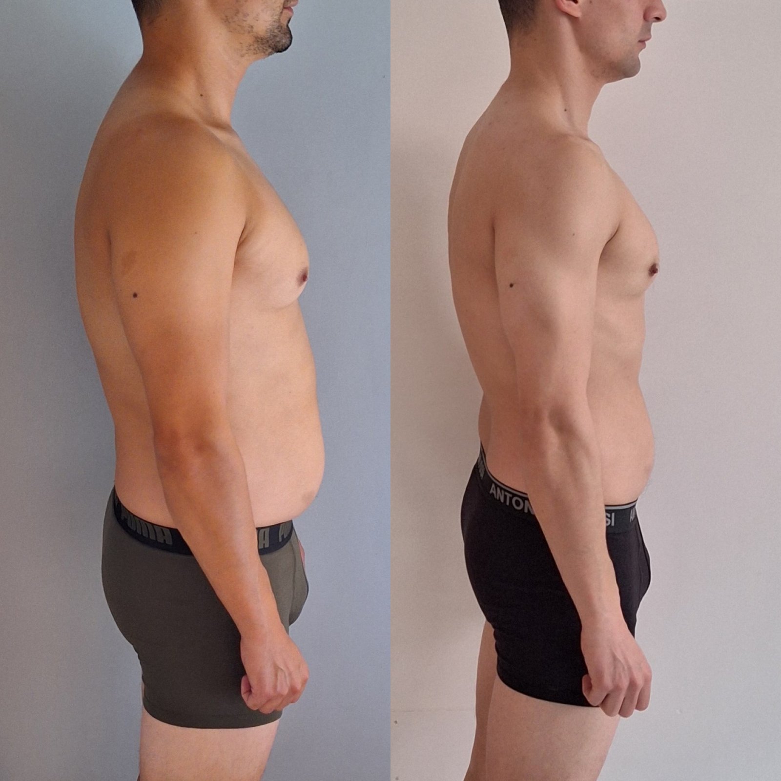 Resultados de plan de entrenamiento: antes y después Cristian 32 años