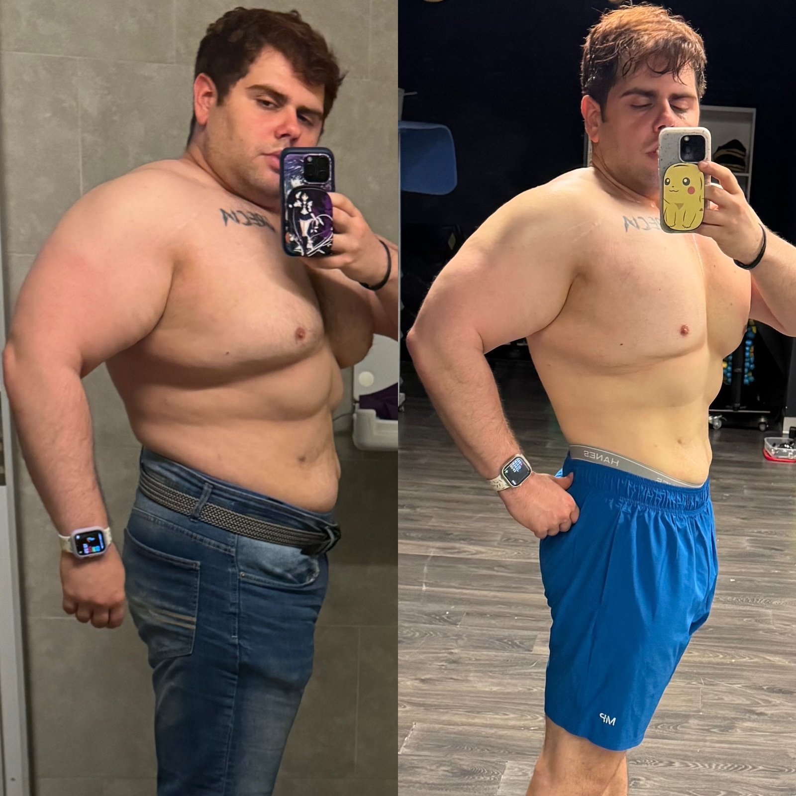 Resultados de plan de entrenamiento: antes y después David 33 años