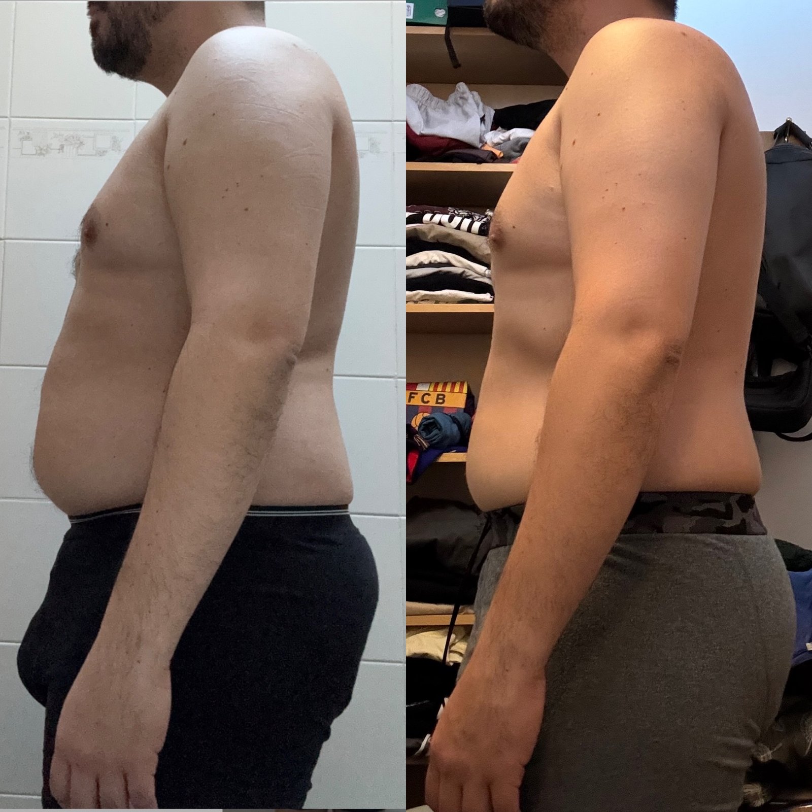 Resultados de plan de entrenamiento: antes y después Gustavo 35 años