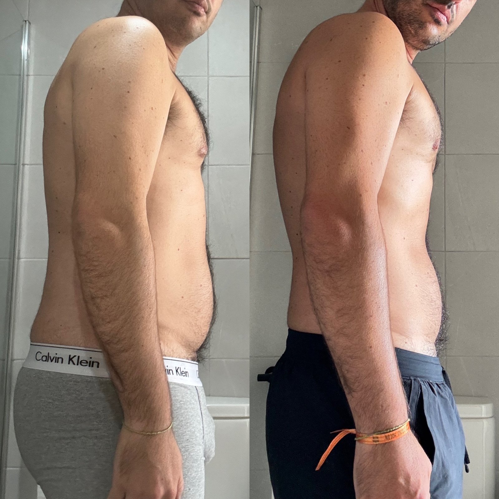 Resultados de plan de entrenamiento: antes y después Pablo 33 años