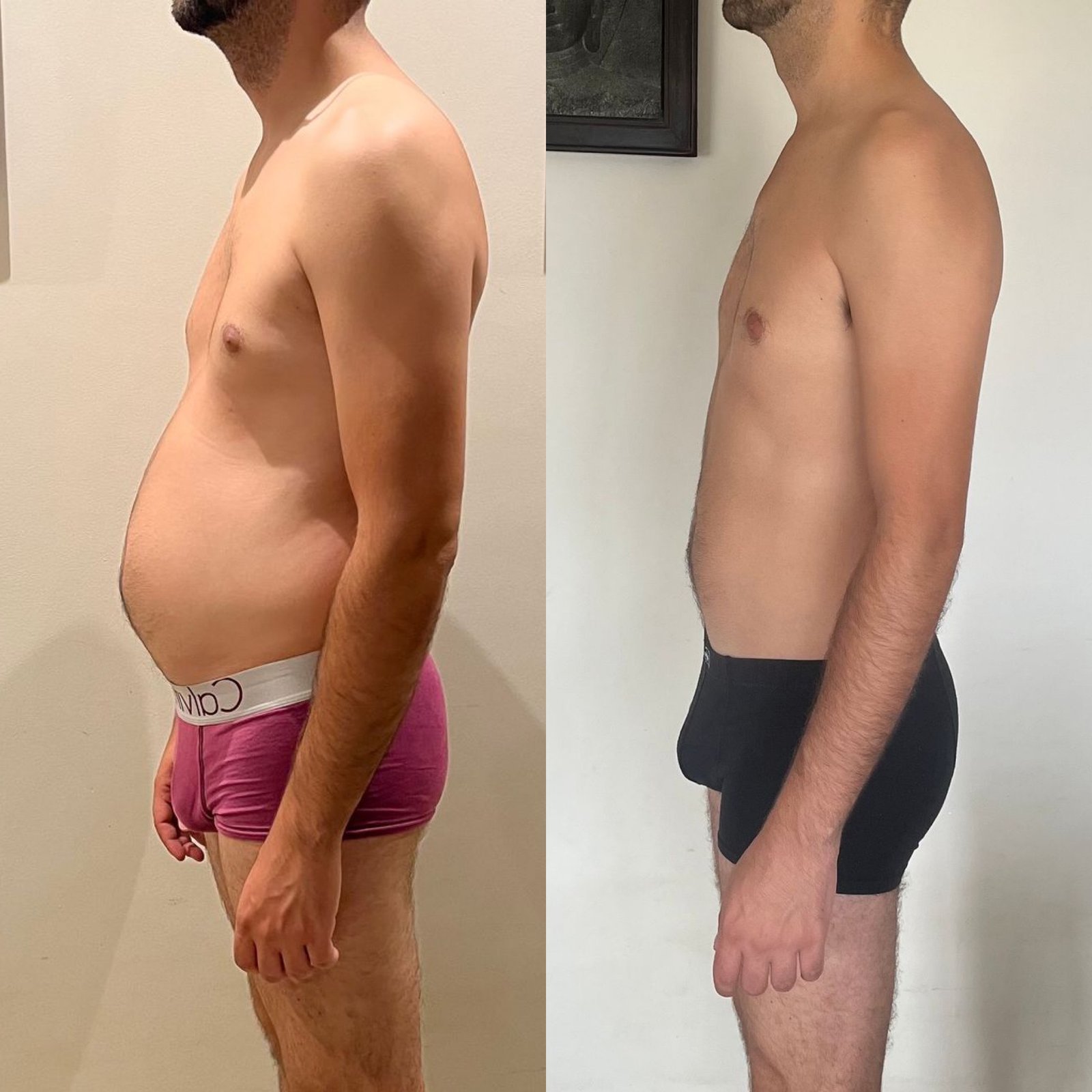 Resultados de plan de entrenamiento: antes y después Samuel 39 años