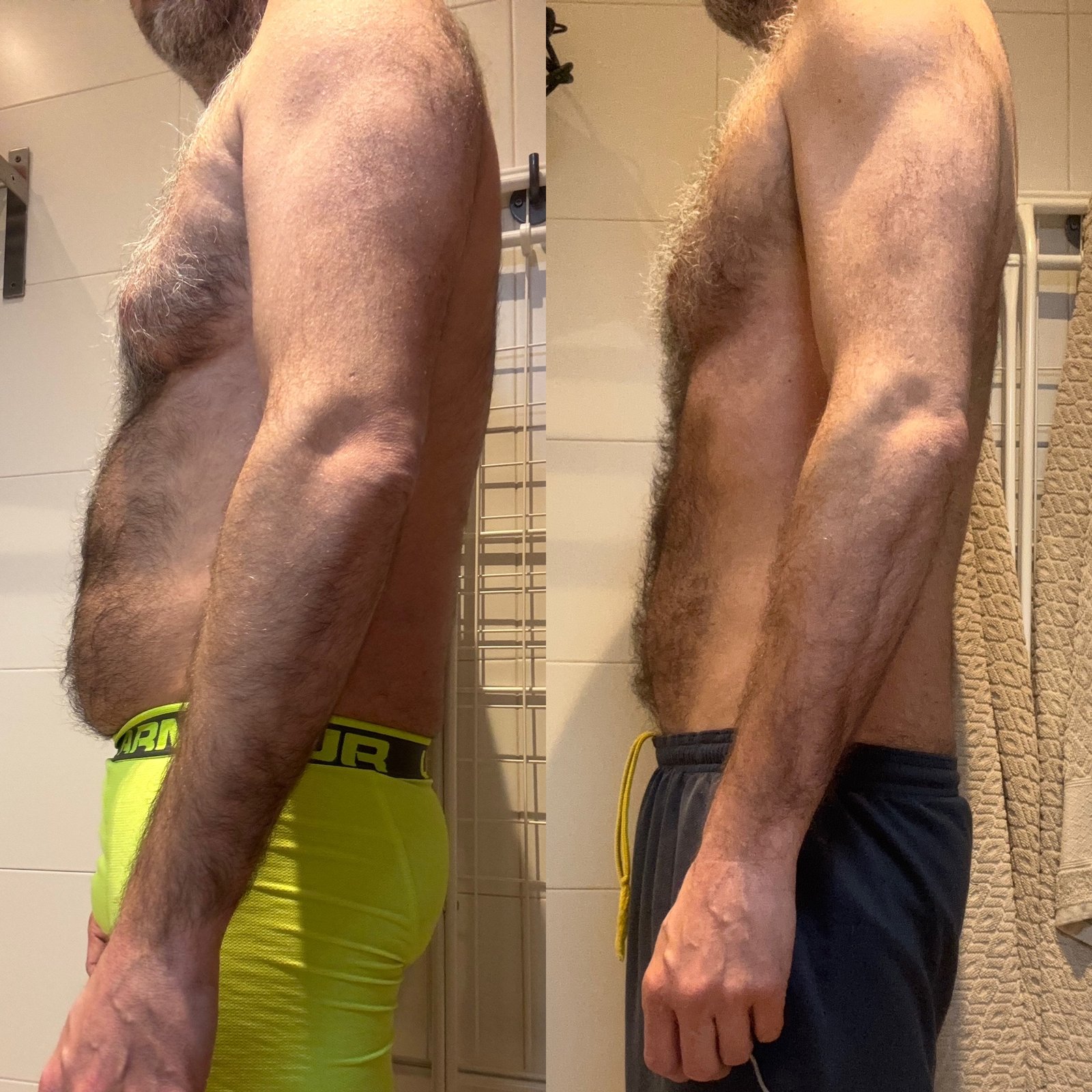 Resultados de plan de entrenamiento: antes y después Sebastian 44 años