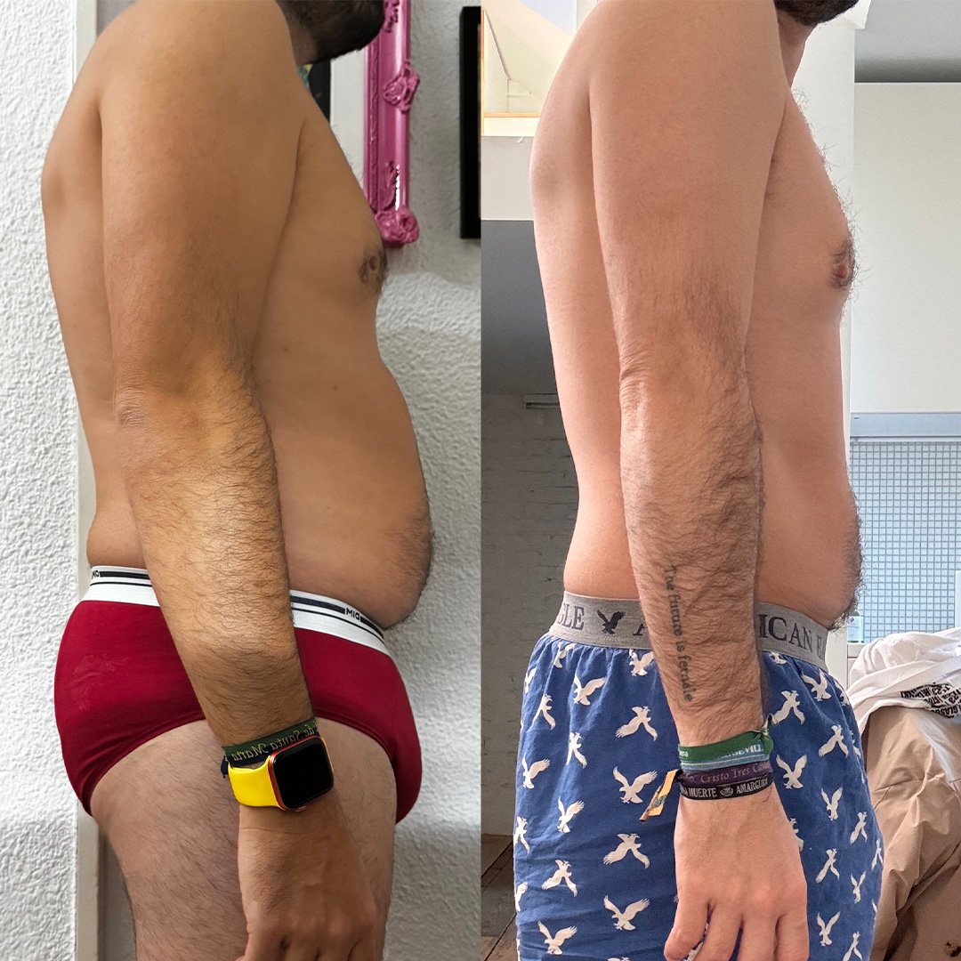 Resultados de plan de entrenamiento: antes y después Paco 37 años